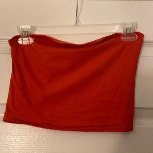 Orange tube top from Garage
